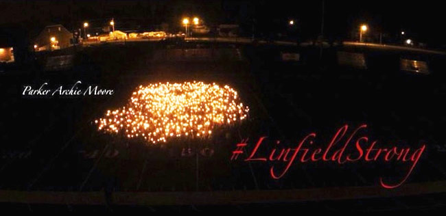 Candlelight Vigil for Parker Moore