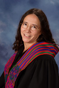 Rev. Lynne Smouse Lopez, pastor of Ainsworth United Church of Christ