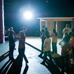 Linfield theatre students