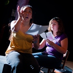 Linfield theatre students