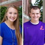 Kemper Scholars, Angela Leingang '18 and Garrett Lodge '18