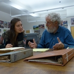 Camille Weber '16 with Myron Redford