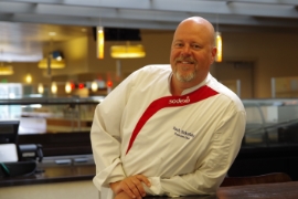 Noah Bekofsky, executive chef for Sodexo at Linfield College