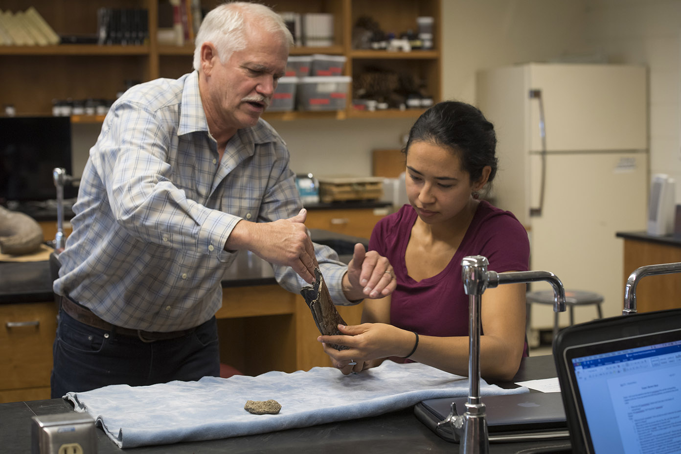 Mike Full and fossils