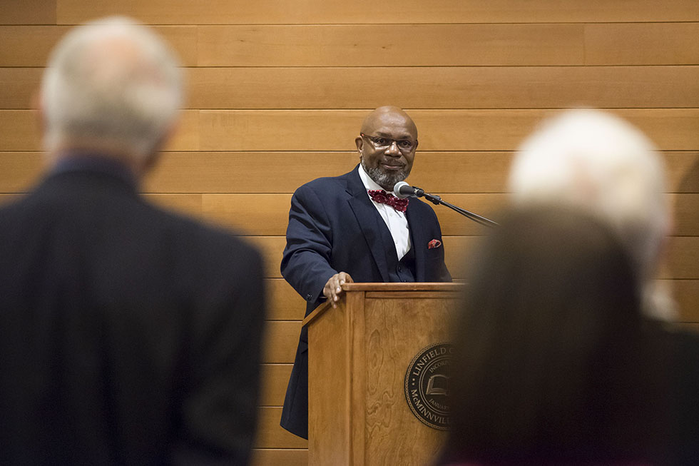 Miles K. Davis, Linfield's new President