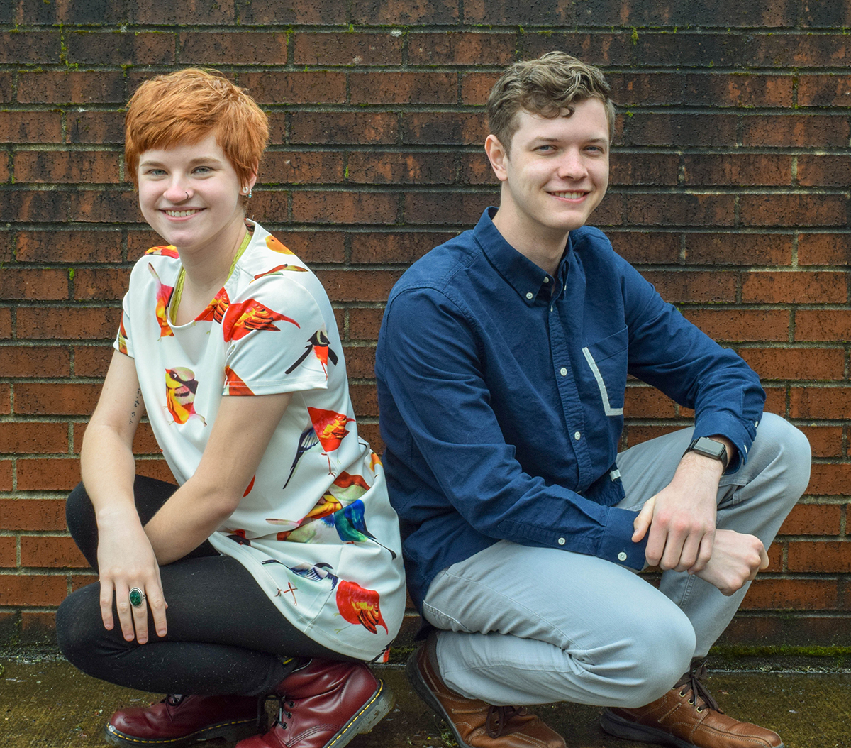 Seniors Reinhardt and Patterson