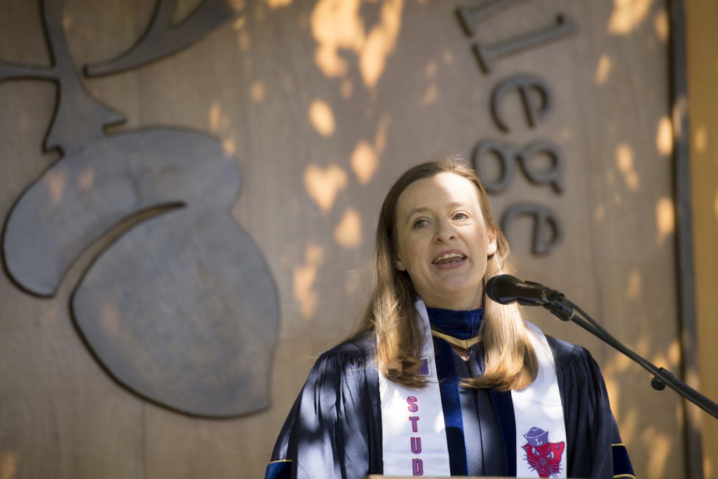 Susan D. Hyde '00 speaks at Commencement 2018