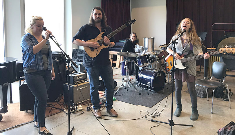 Linfield student songwriters