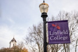 Linfield College banner