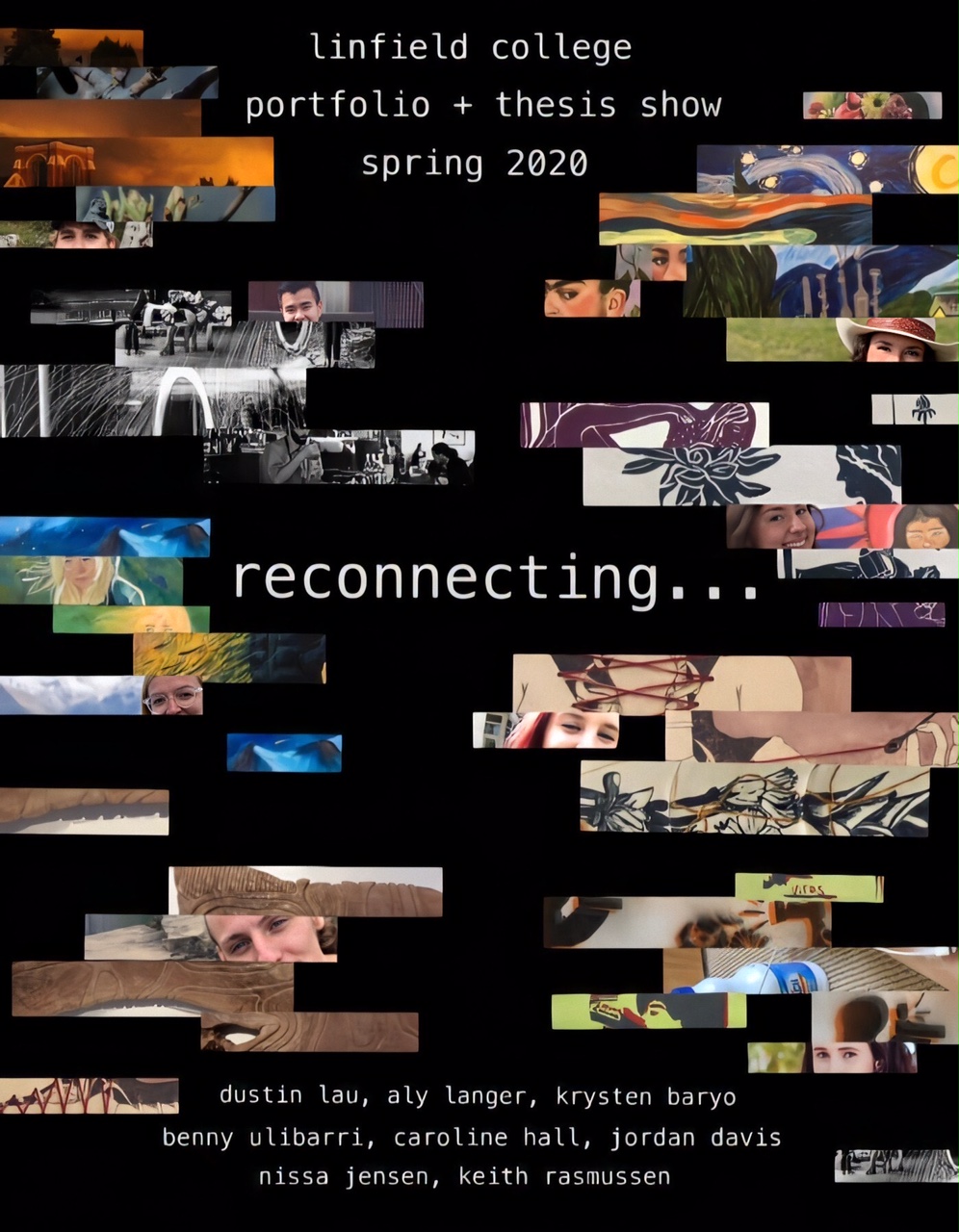 Reconnectin... a virtual thesis and portfolio exhibition
