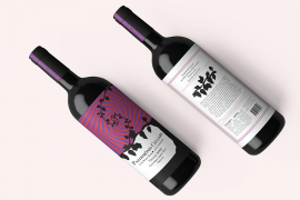 Bottles of wine developed by Linfield students