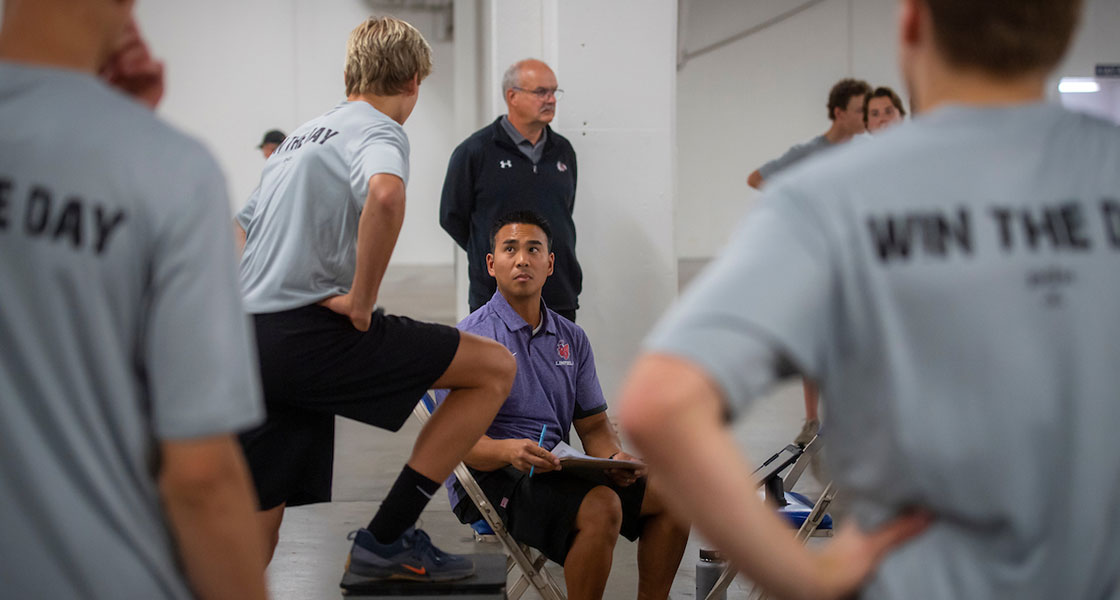 Cisco Reyes, professor in Linfield's Department of Health, Human Performance and Athletics