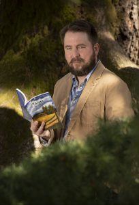 Joe Wilkins poses with Thieve