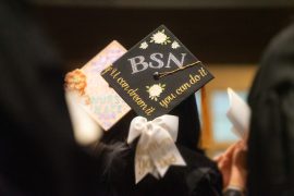 BSN written on mortar board