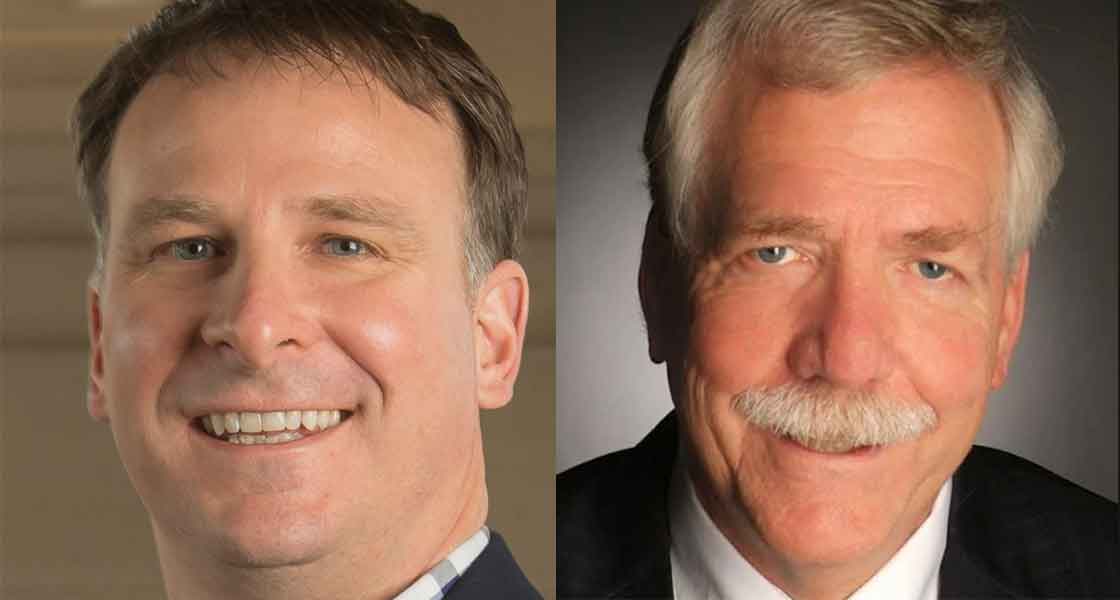 ryan Harris and Marvin Henman joined the Linfield University Board of Trustees in November 2021.