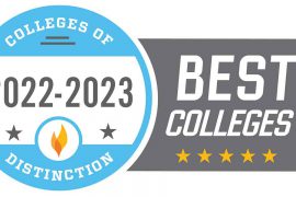 Colleges of Distinction badge.