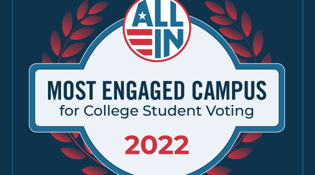 ALL IN Most Engaged Campus logo.