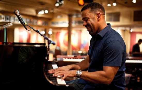 Marcus Johnson sitting at a piano