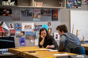 The Linfield debate team hosted three Irish national champions just before St. Patrick's Day.