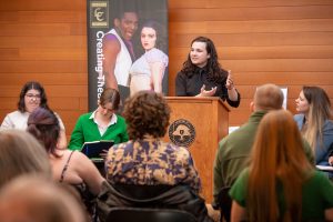 The Linfield debate team hosted three Irish national champions just before St. Patrick's Day.