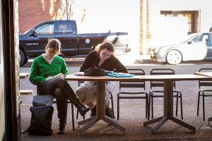 The Linfield debate team hosted three Irish national champions just before St. Patrick's Day.