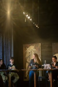 The Linfield debate team hosted three Irish national champions just before St. Patrick's Day.