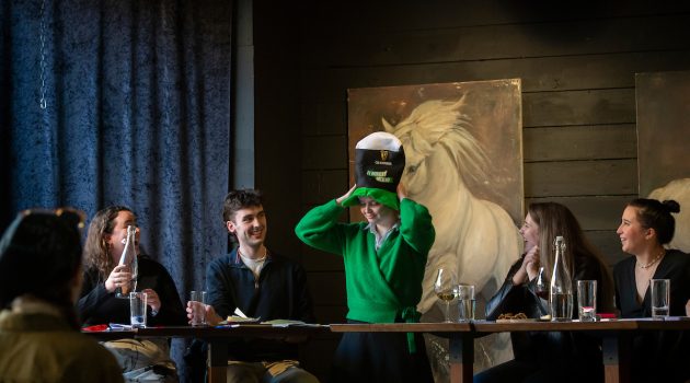 Linfield debate hosted three Irish national champions just before St. Patrick's Day