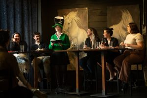 The Linfield debate team hosted three Irish national champions just before St. Patrick's Day.