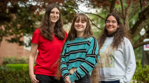 2024 Lacroute Prize honorees (L to R): Elana Gatien, Sarah Reynolds and Lauren Hodgson.