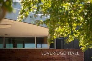 Exterior of Loveridge Hall