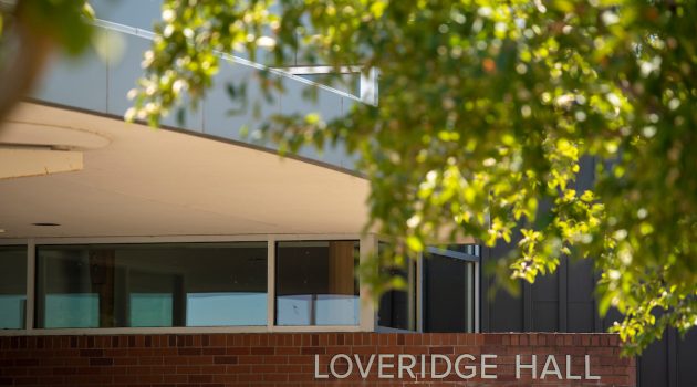 Exterior of Loveridge Hall