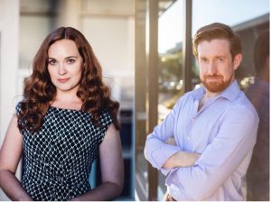 Portraits combined of Joycelyn Thomas and Zachary Lenox