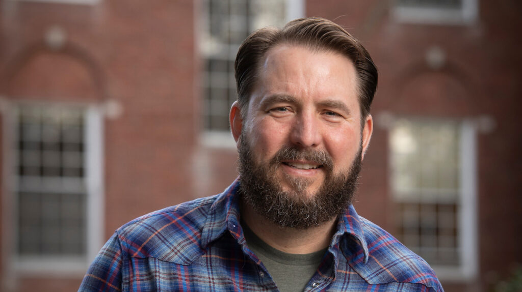 Joe Wilkins, whose book The Entire Sky, won an international award